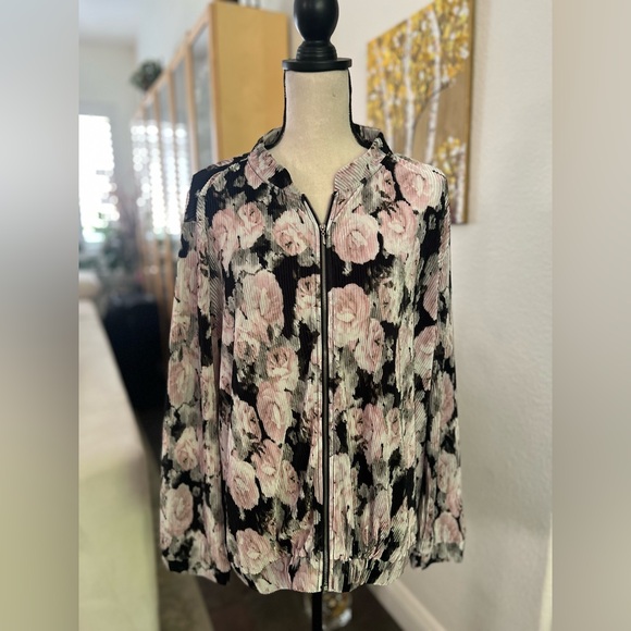 Soho Appeal Ltd. - dusty pink rose stretchy thin jacket - Picture 3 of 8